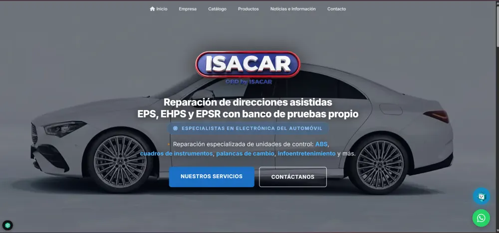 ISACAR | Direcciones y soluciones para vehículos
